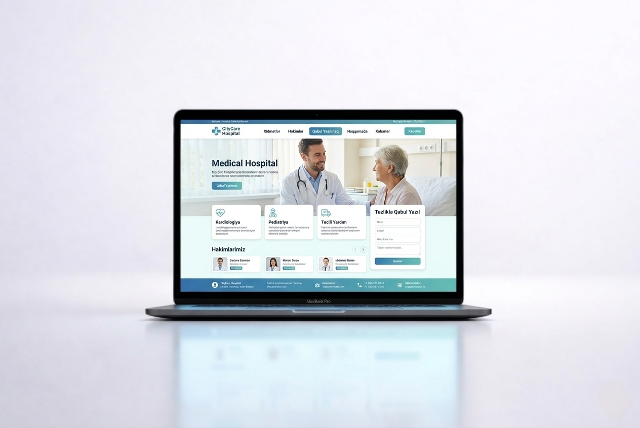 Medical Veb Saytı - SaytPlus hazır paket